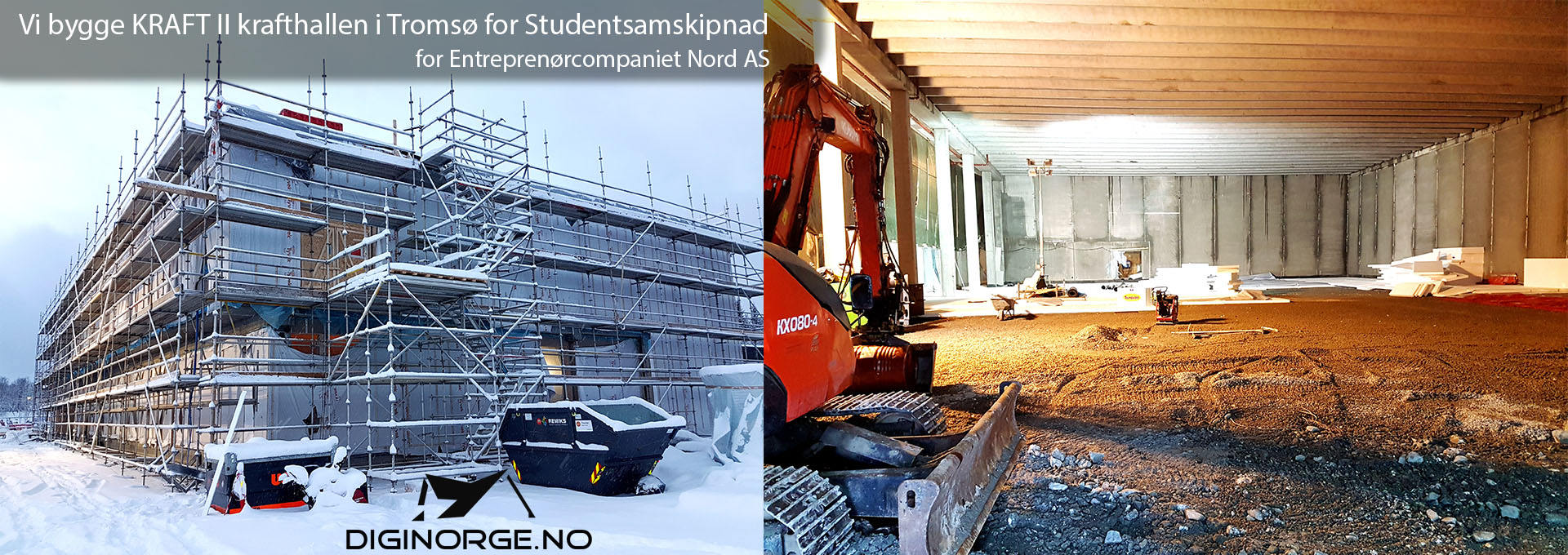 Vi bygge KRAFT II - krafthallen i Tromsø for Studentsamskipnad